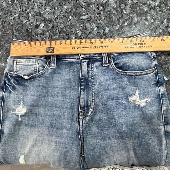 Pistola Distressed Skinny Jeans Med-High Rise Light Wash Women’s Size 28 - Picture 4 of 8